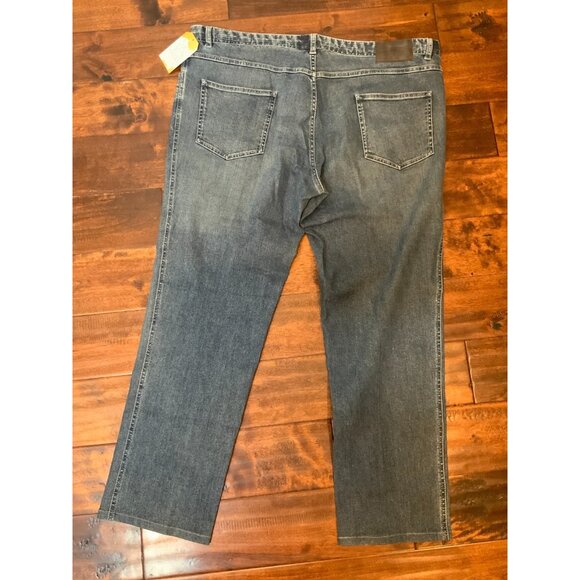 Brioni Blue Dark Wash Denim Silvio Jeans Slim Leg Jeans, Size 42 - Picture 4 of 5